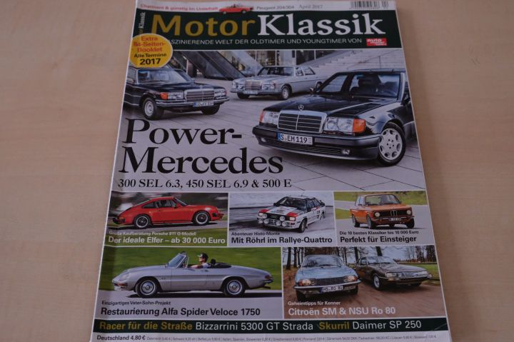 Deckblatt Motor Klassik (04/2017)